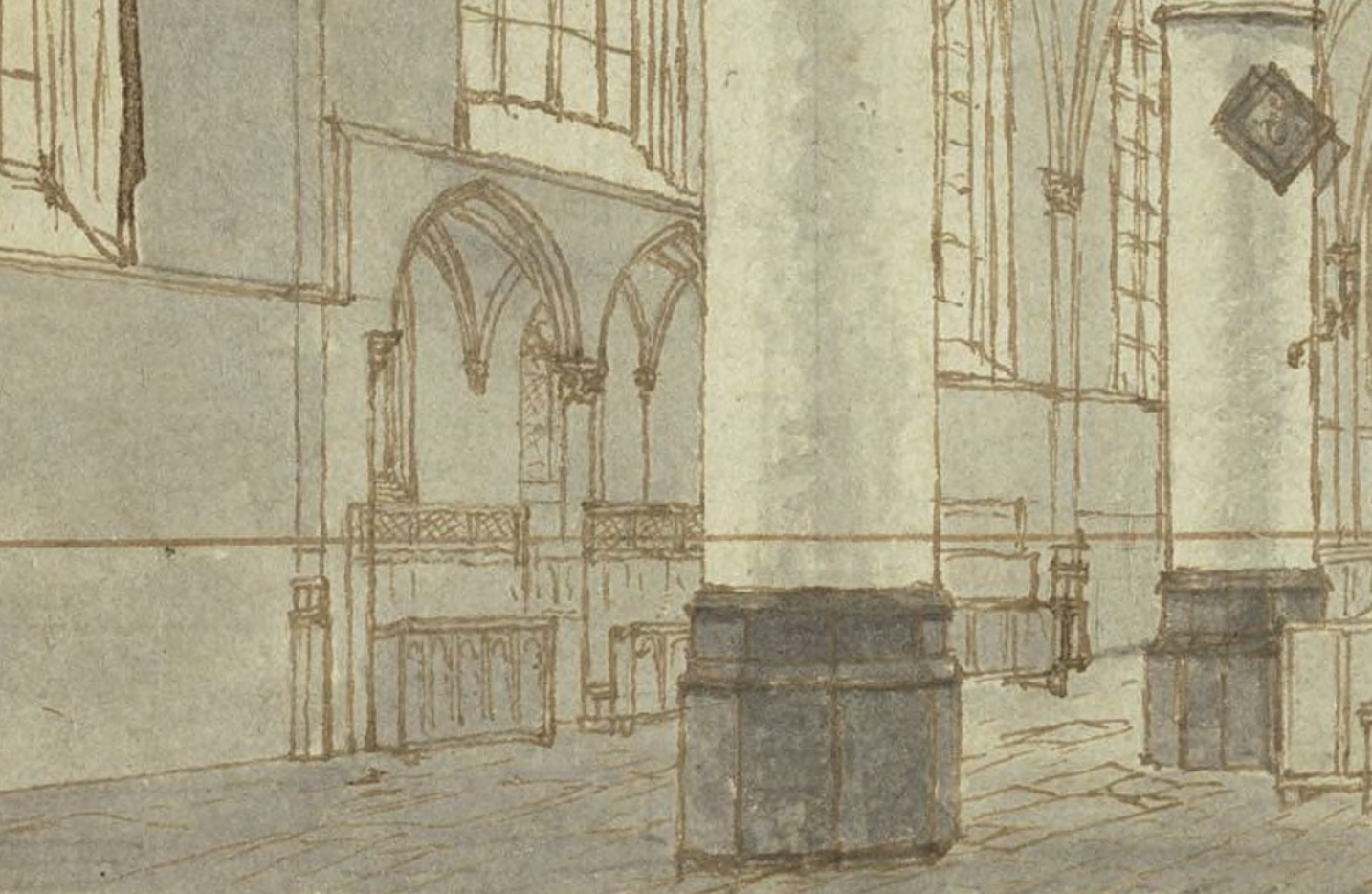 7 kerkbank Saenredam haarlem