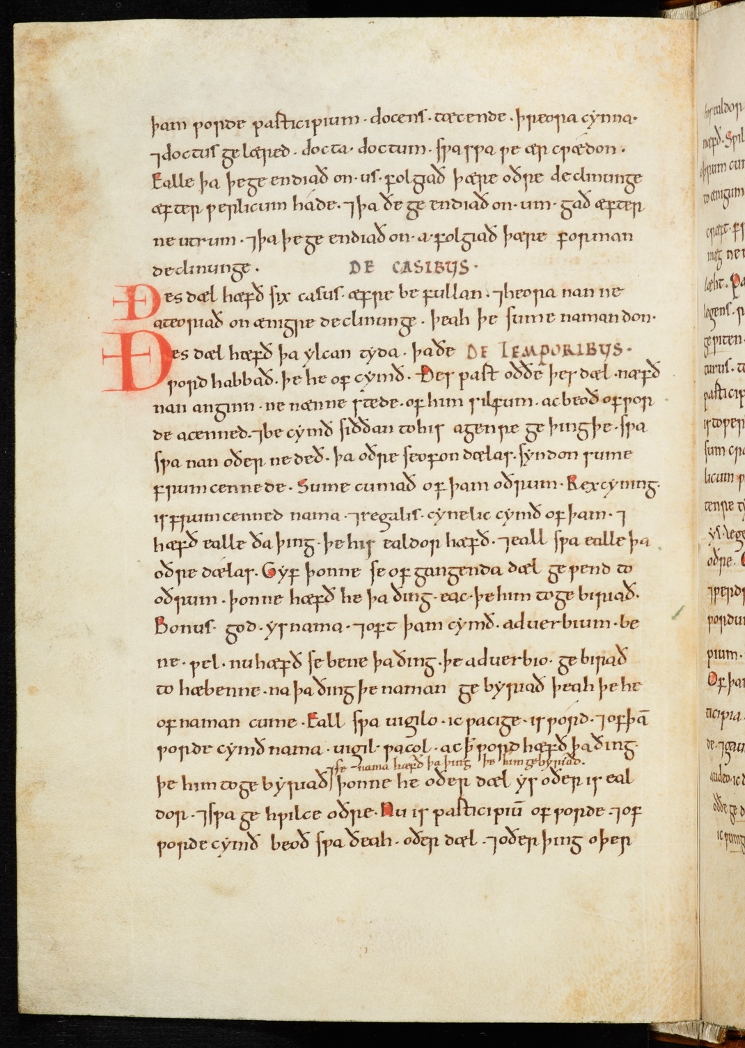 Aelfric glossary f77v