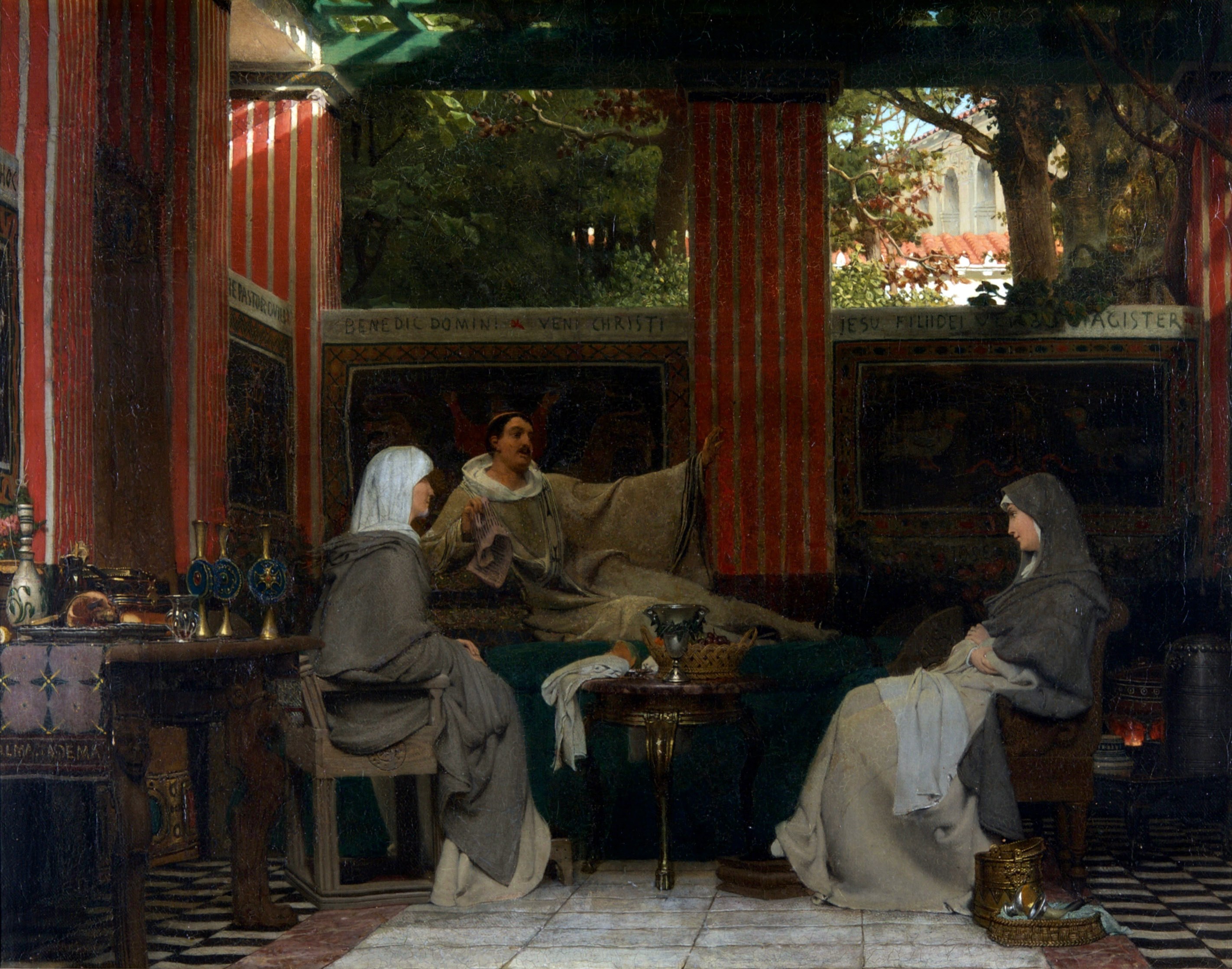 Alma Tadema Venantius Fortunatus Dordrechts Museum licht