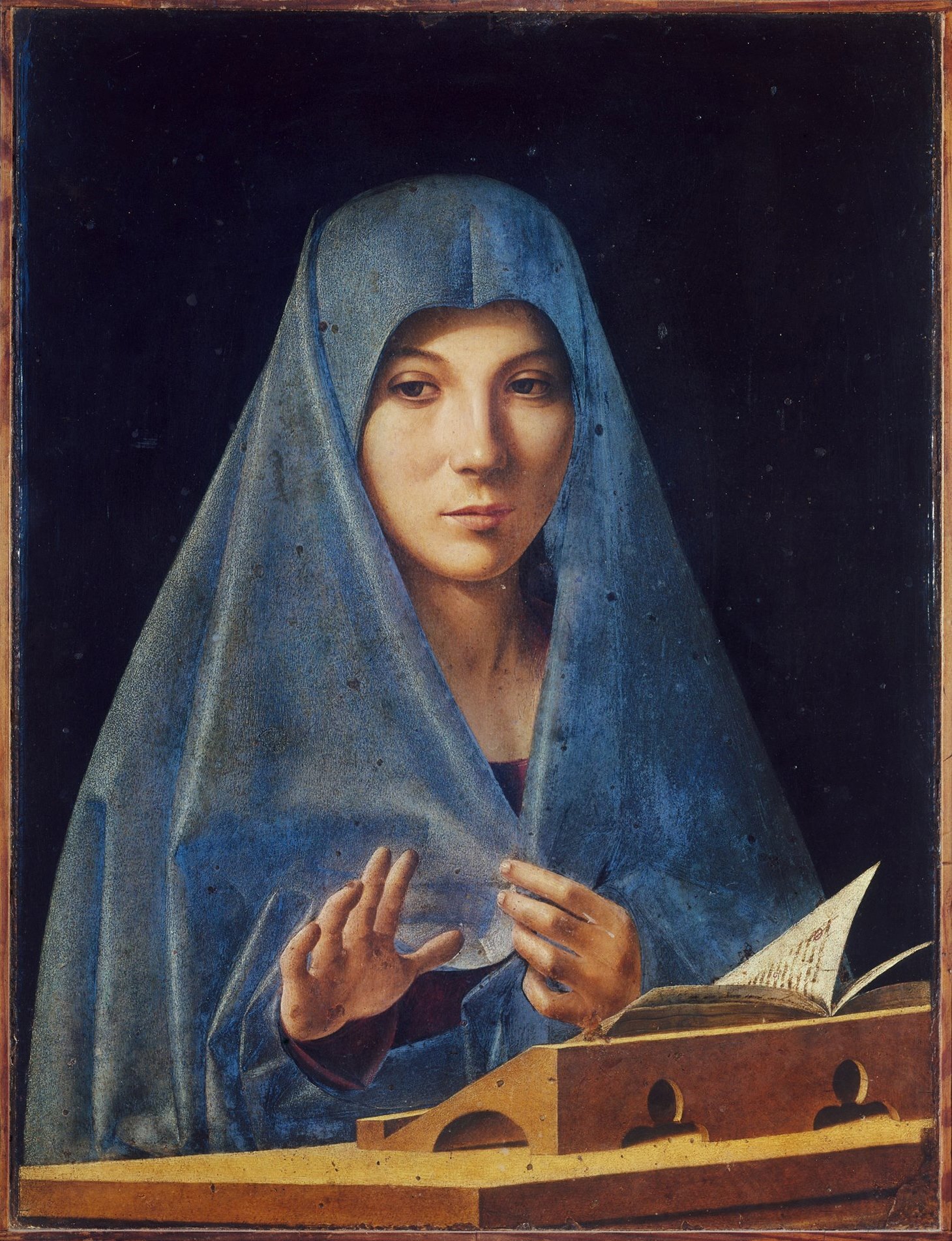 Fig 2 Virgin Annunciate by Antonello da Messina Galleria Regionale della Sicilia Palermo