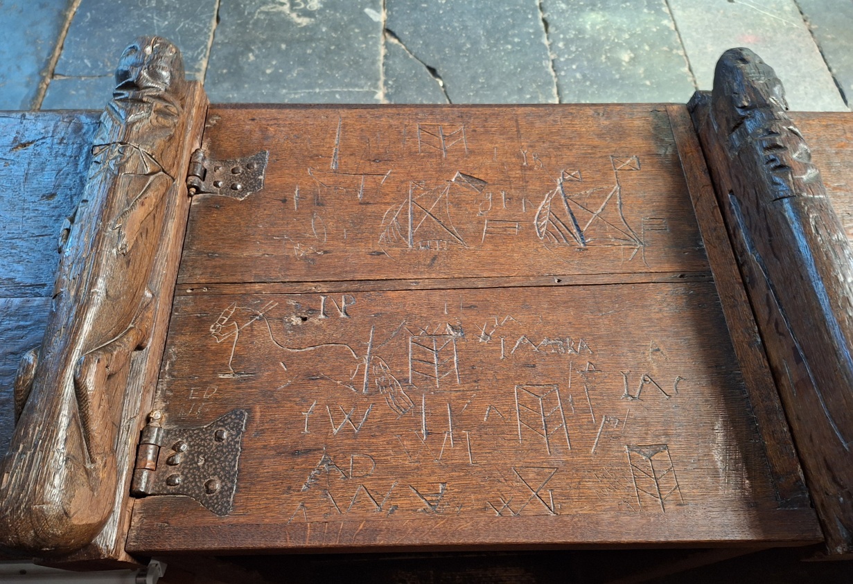 LMB Medieval graffiti Haarlem Broodbank