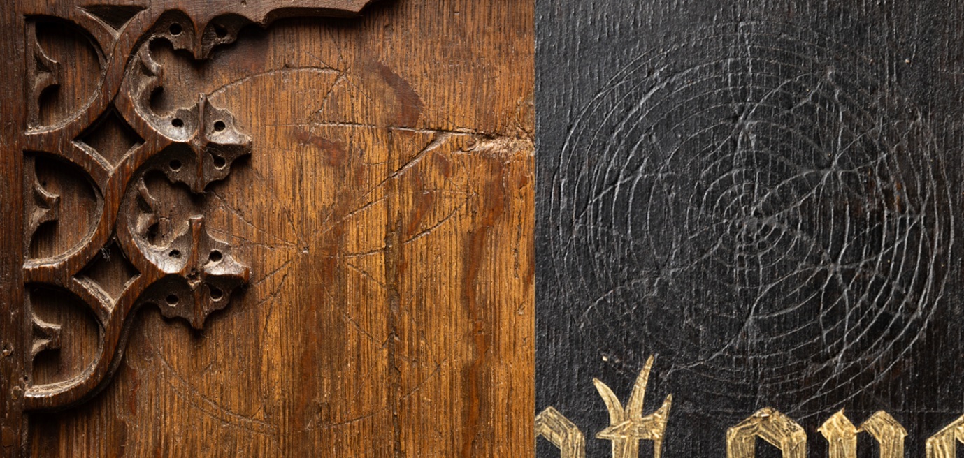 LMB Medieval graffiti daisy wheels