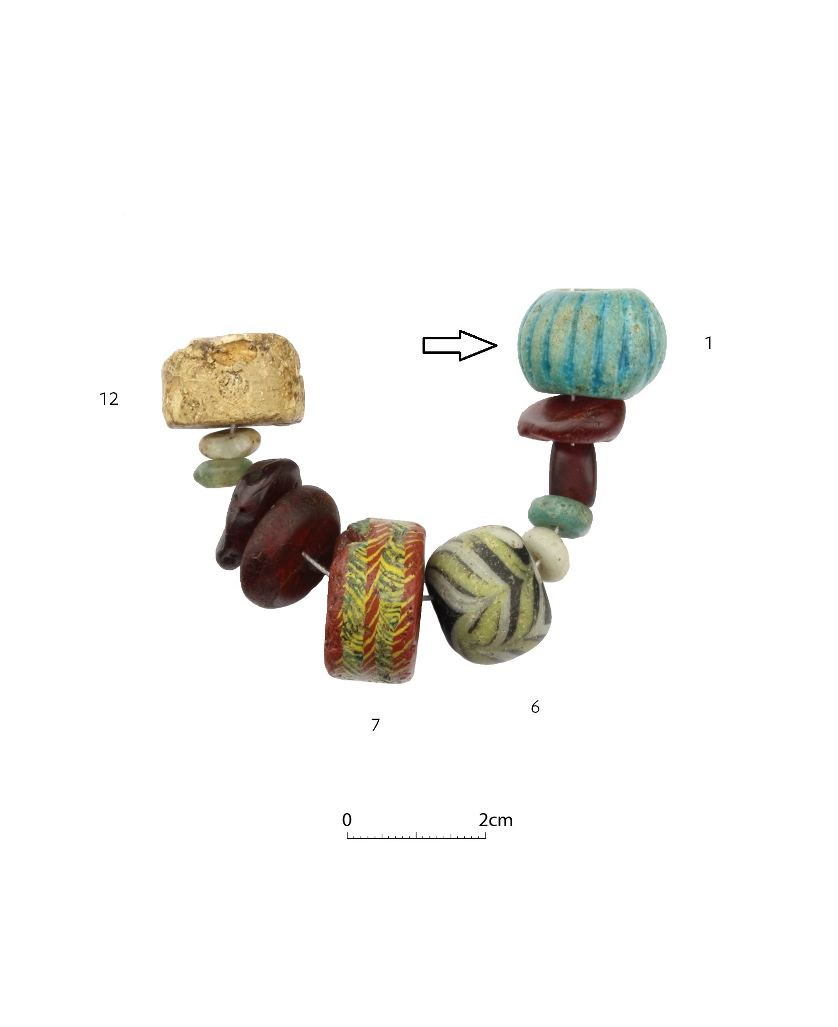 Merovingian beads 4