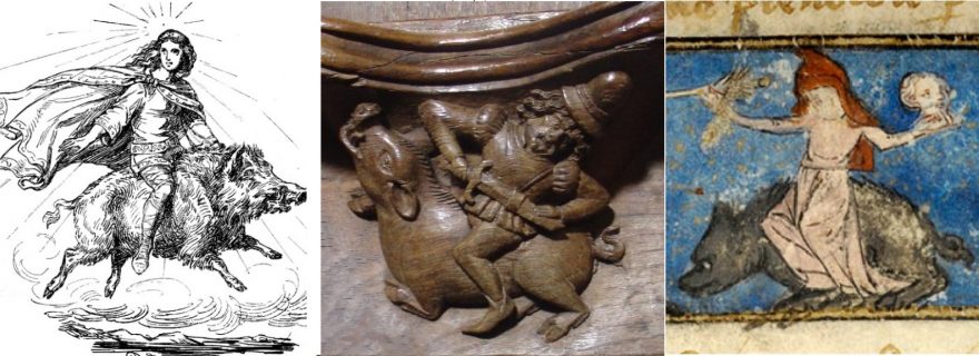 Medieval piggyback rides: Riding boars in the Middle Ages