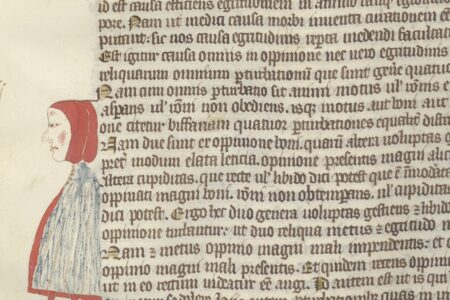 ‘Red Riding Hood’ and the wolf: Marginal drawings in a collection of Cicero’s works