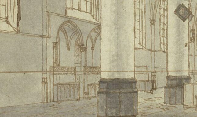 7 kerkbank Saenredam haarlem