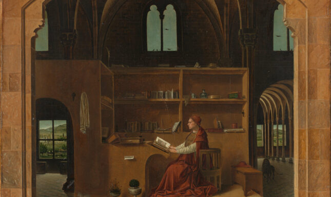 Fig 3 Antonello da Messina St Jerome in his study National Gallery London