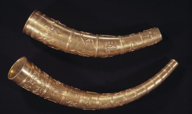 Gallehus horns replica