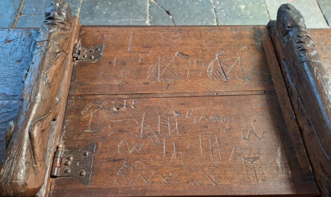 LMB Medieval graffiti Haarlem Broodbank