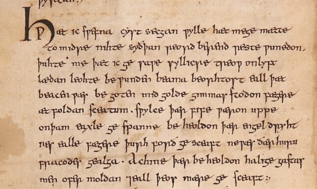 Opening Lines of Dream of the Rood