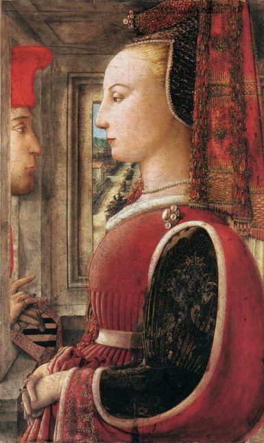 Filippo Lippi portrait of a man and a woman female beaty renaissance italy