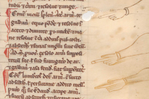 LMB Drawing in medieval account book 3