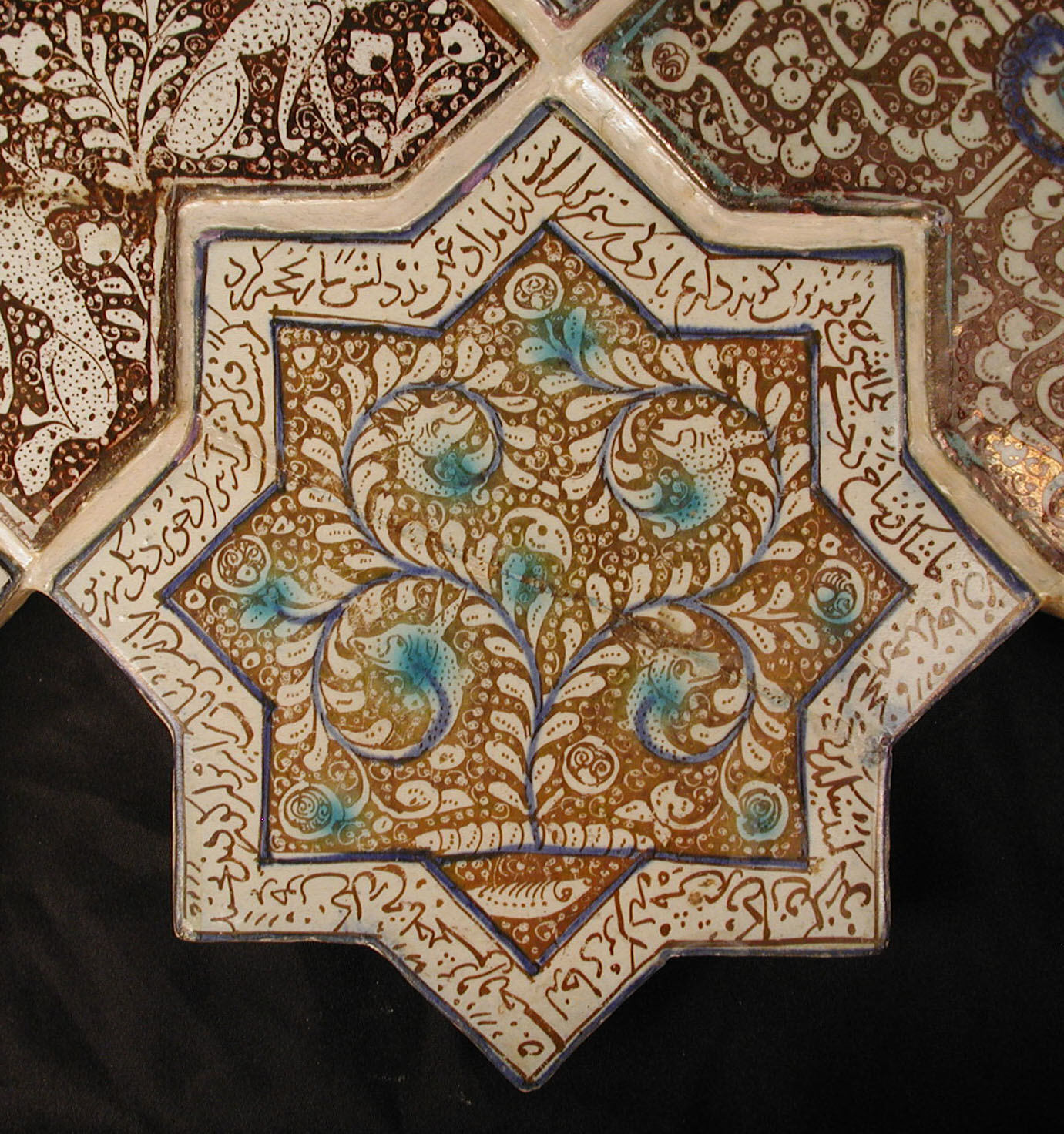 Medieval tile iran metropolitan museum